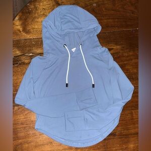 CVG XS Blue crop hoodie